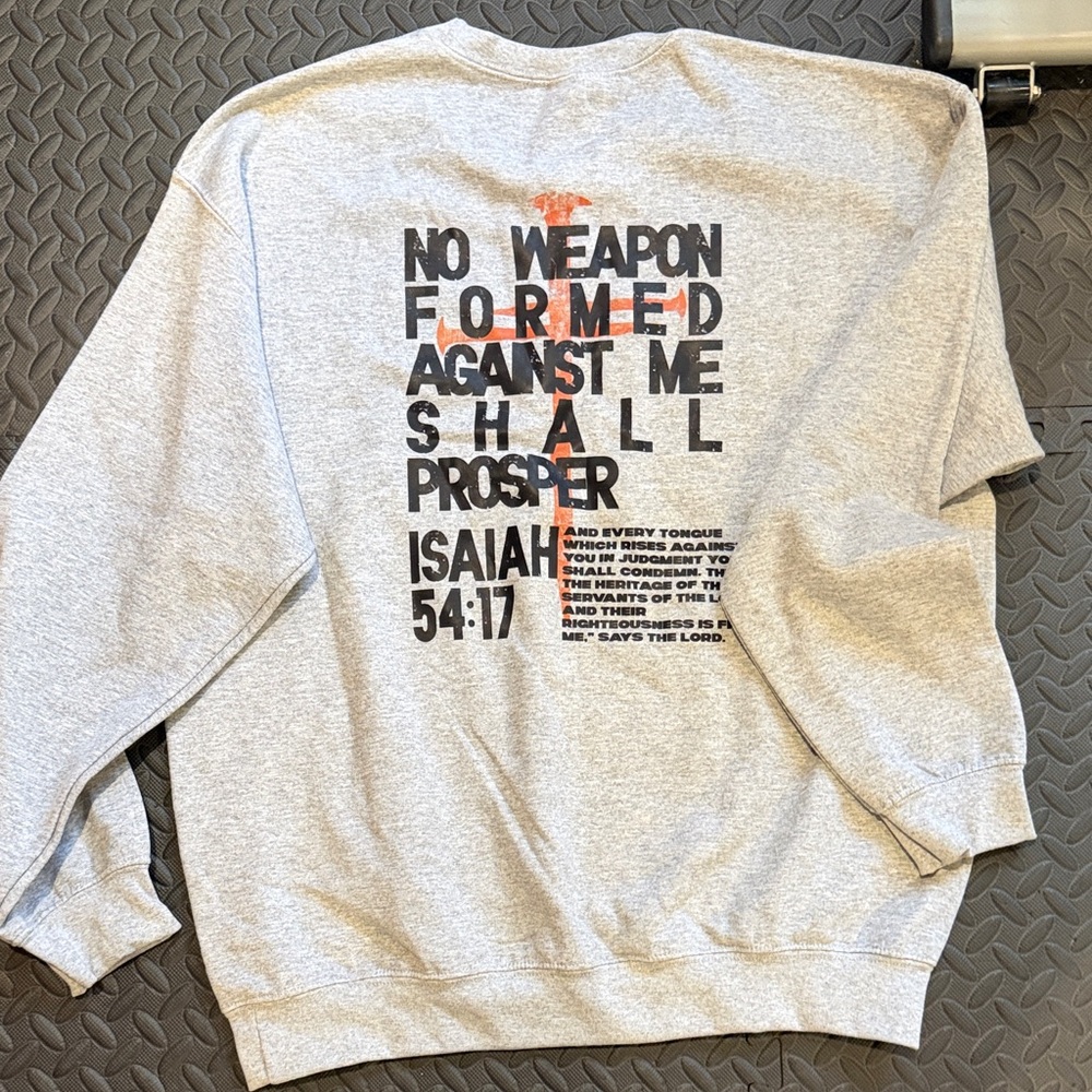 Gildan Light Gray Crewneck Sweater
